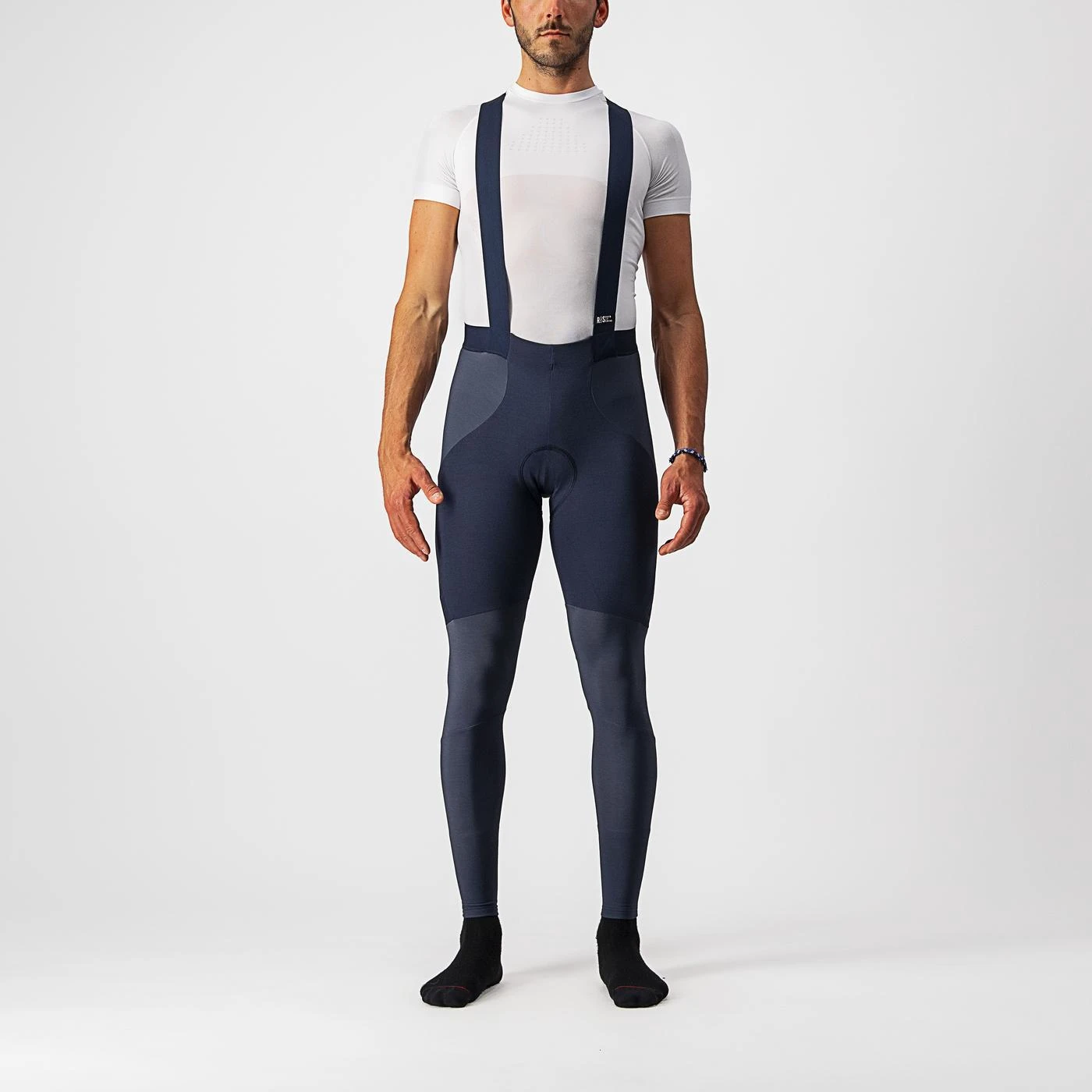 Pantaloni lungi cu bretele Castelli Sorpasso RoS, Bleumarin, XXL Bleumarin, XXL - 111536
