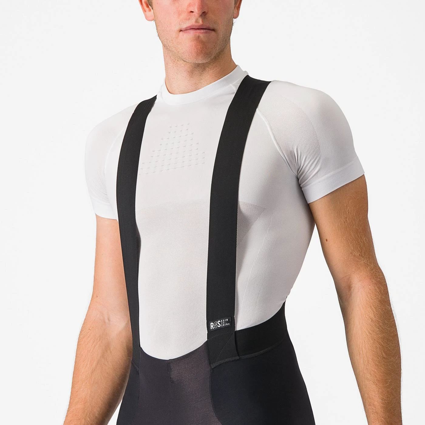 9. Pantaloni lungi cu bretele Castelli Sorpasso RoS, pt barbati, negru argintiu reflex, M Negru/Argintiu Reflex, M