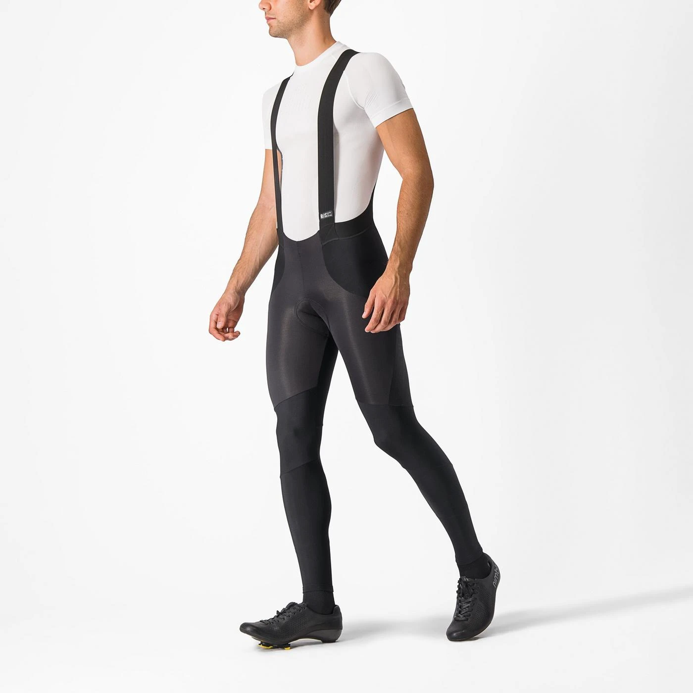 3. Pantaloni lungi cu bretele Castelli Sorpasso RoS, pt barbati, negru, L Negru, L