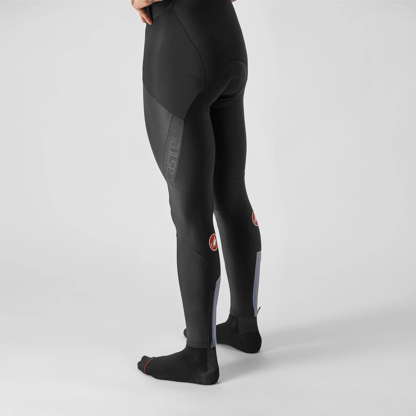 9. Pantaloni lungi cu bretele Castelli Sorpasso RoS, pt barbati, negru, L Negru, L