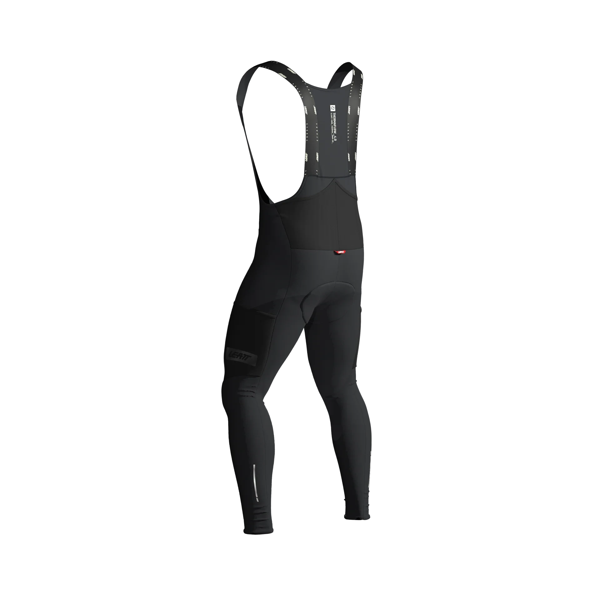 2. Pantaloni lungi cu bretele Leatt MTB ThermaFlow 4.0 Black L Negru, L