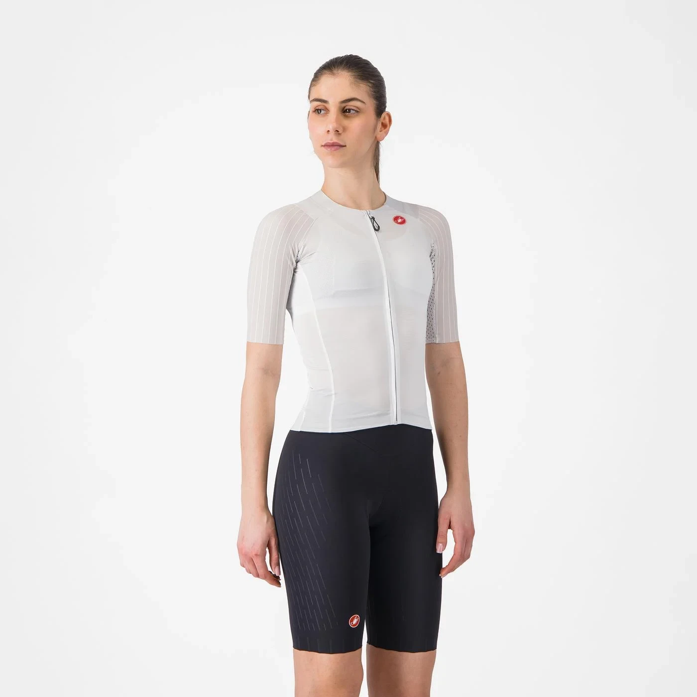 1. Pantaloni scurti Castelli Free Aero Race S, pentru femei, negru, XS Negru, XS