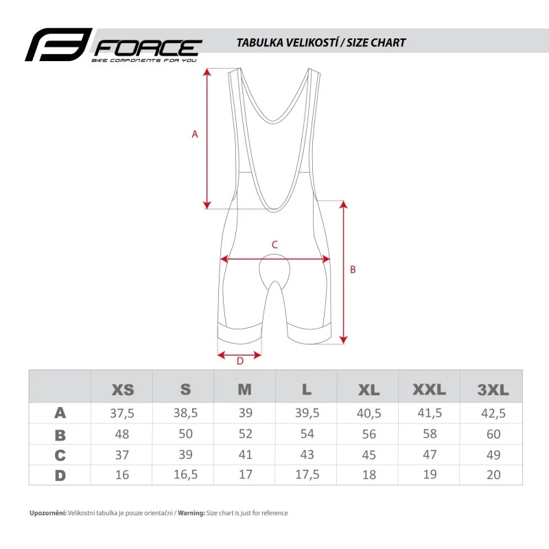 5. Pantaloni scurti cu bazon si bretele Force B40 negru gri S S, Negru/Gri