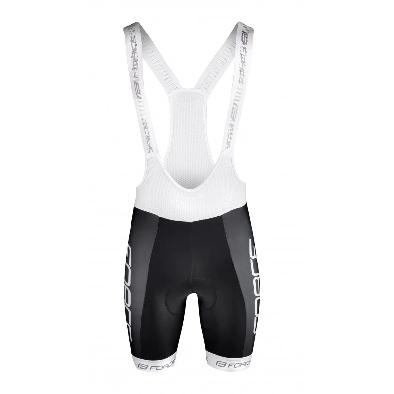 2. Pantaloni scurti cu bretele Force Team 18 Negru Alb L L, Negru/Alb