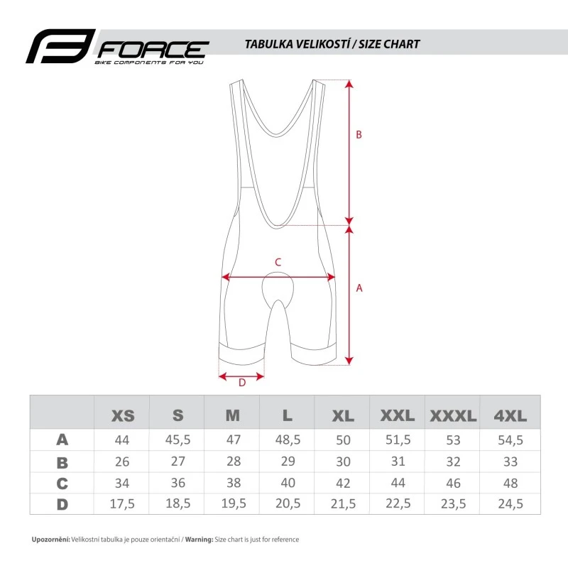 5. Pantaloni scurti cu bretele Force Team 18 Negru Alb L L, Negru/Alb