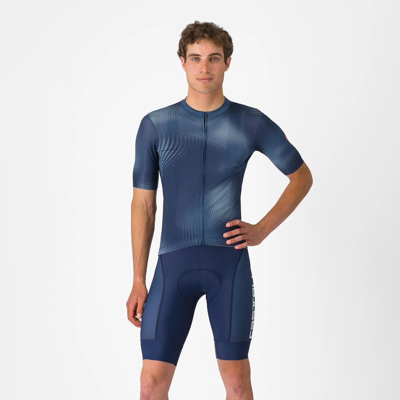 Pantaloni scurti cu bretele Castelli Competizione 2 Kit, pentru barbati, albastru belgian, S Albastru Belgian, S - 111569