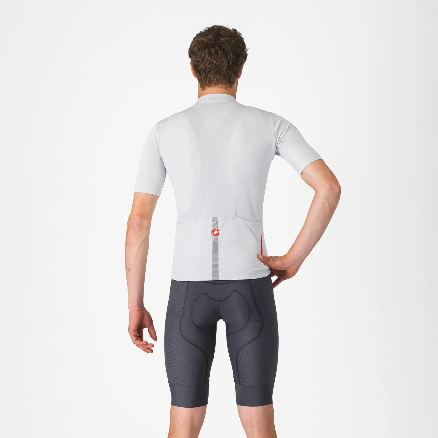 2. Pantaloni scurti cu bretele Castelli Competizione 2, pentru barbati, gri inchis, XXL Gri Inchis, XXL