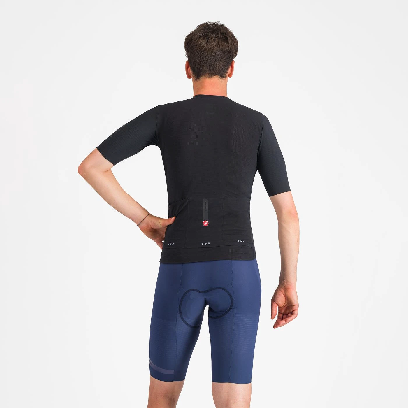 2. Pantaloni scurti cu bretele Castelli Premio EVO, pentru barbati, albastru belgian, XXXL Albastru Belgian, XXXL