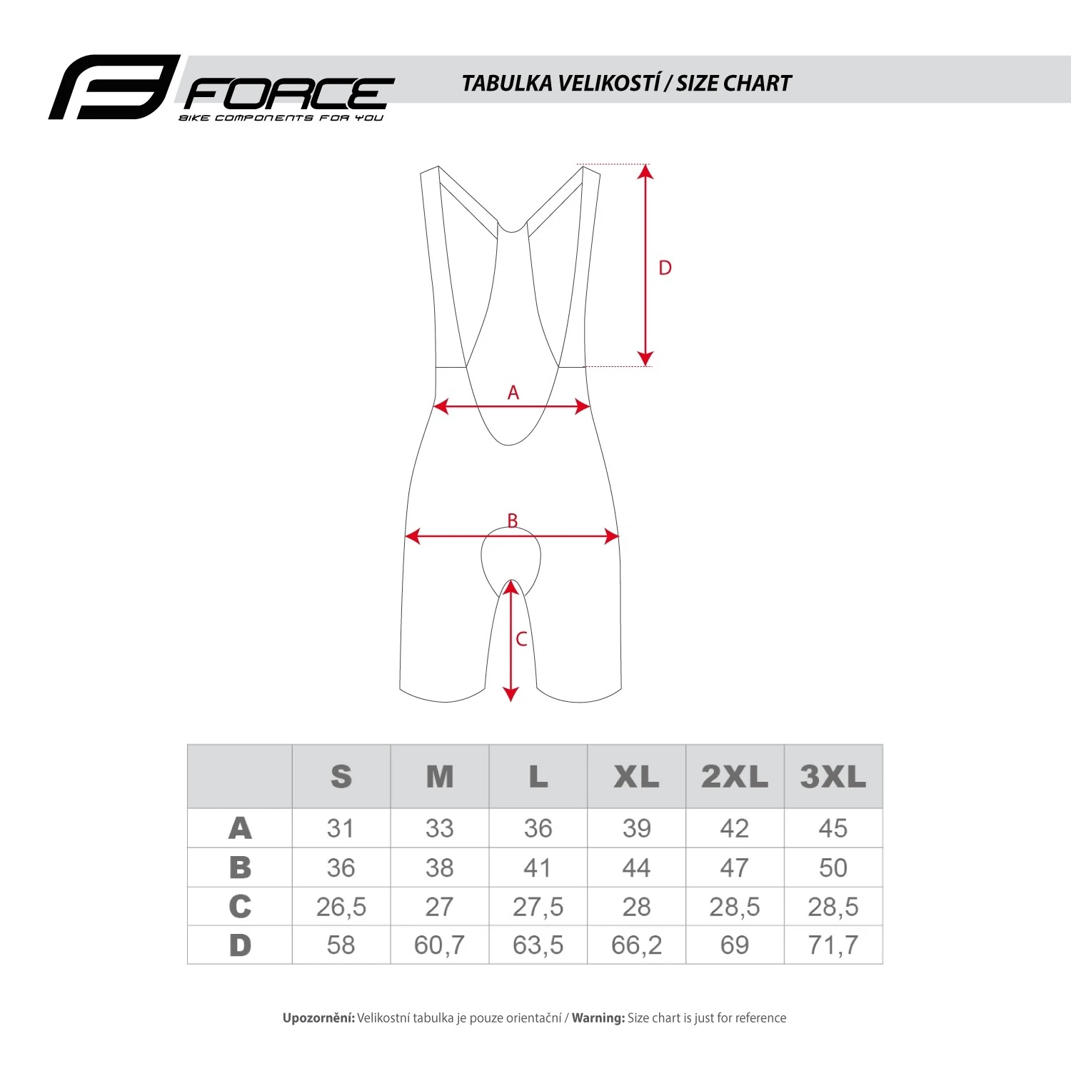 9. Pantaloni scurti cu bretele Force Action, negru, XXXL XXXL