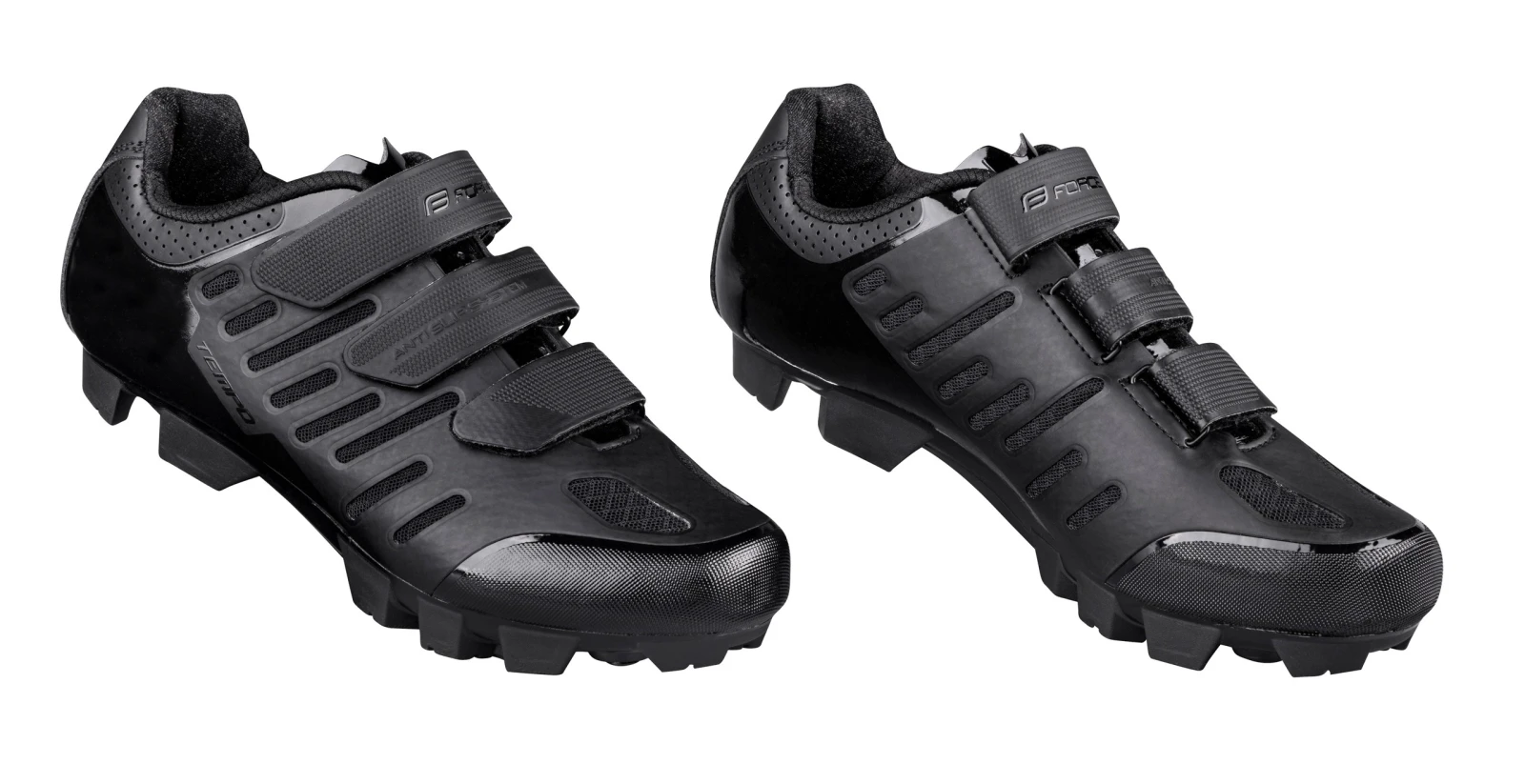 1. Pantofi Force MTB Tempo, negru, 47 47, Negru
