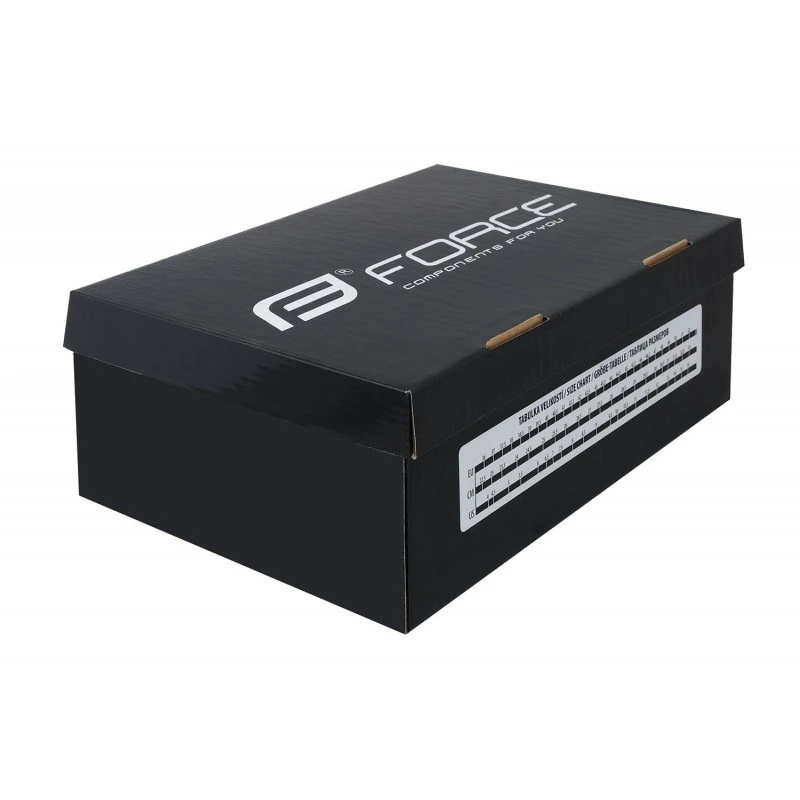 4. Pantofi Force Road Lash, negru fluo, 40 40, Negru/Galben fluo