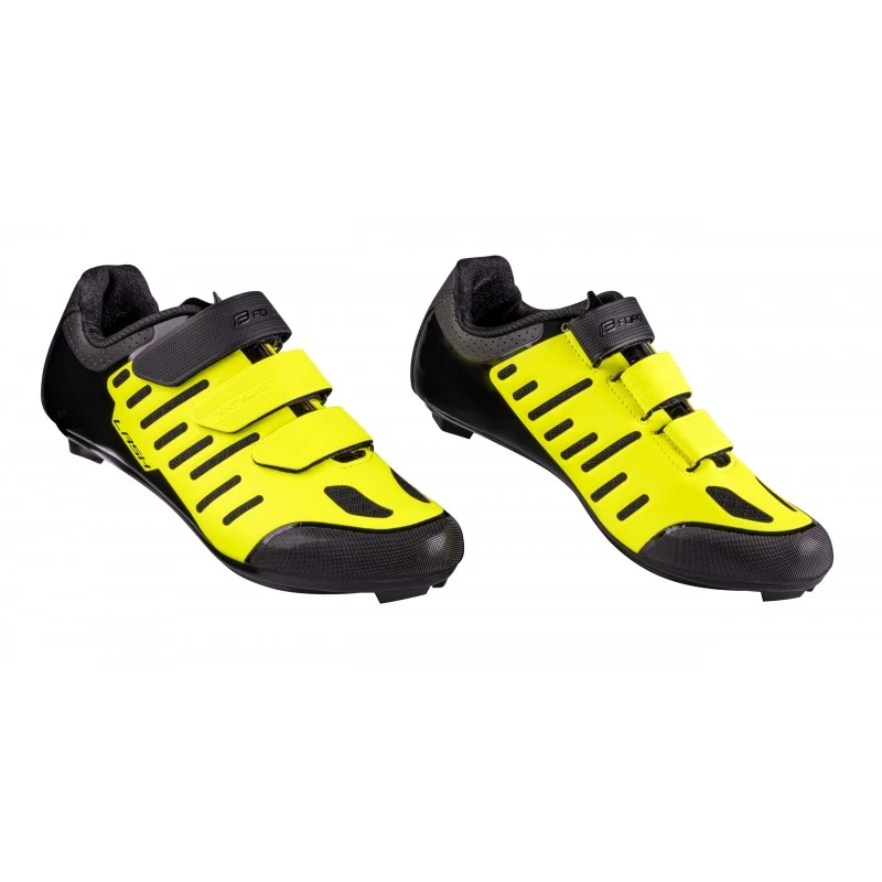 Pantofi Force Road Lash, negru fluo, 38 38, Negru/Galben fluo - 105119