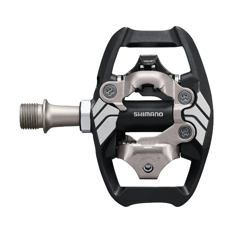 2. Pedale automate Shimano PD-MX70, SPD, placute SM-SH51, fara catadioptru, Negru