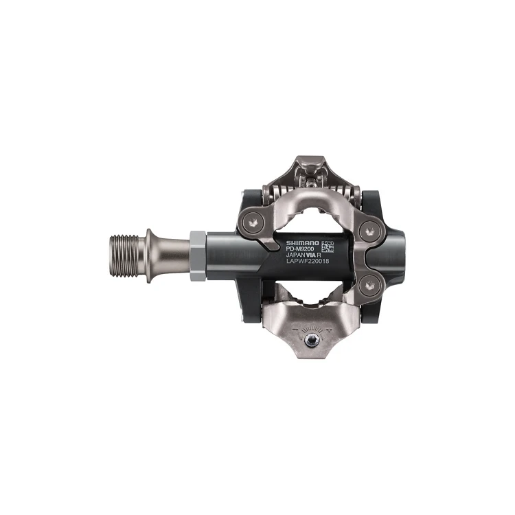 4. Pedale automate Shimano XTR PD-M9200, SPD, placute SM-SH51, fara catadioptru, Negru Ax standard