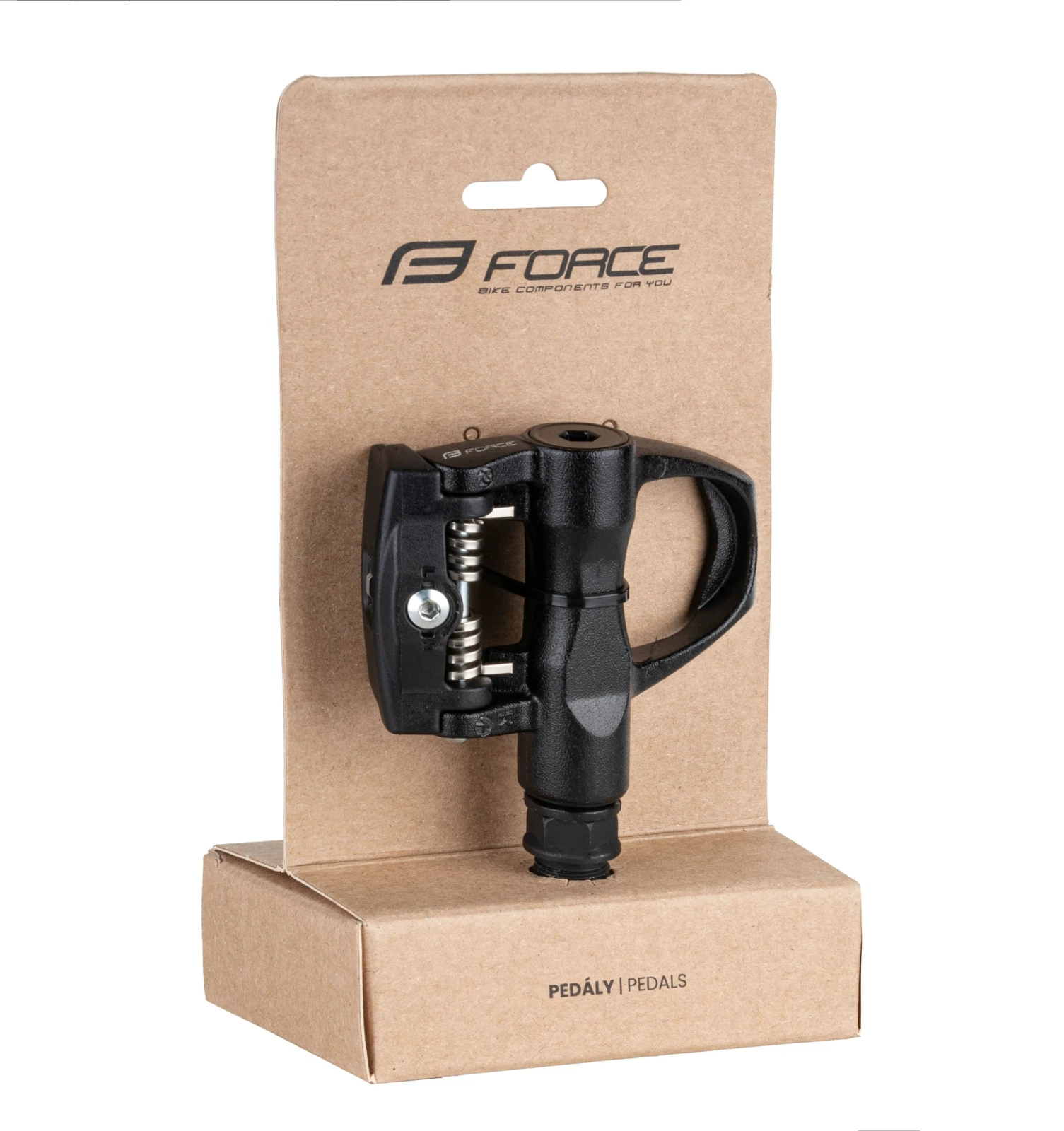 4. Pedale de sosea Force Road negre Negru