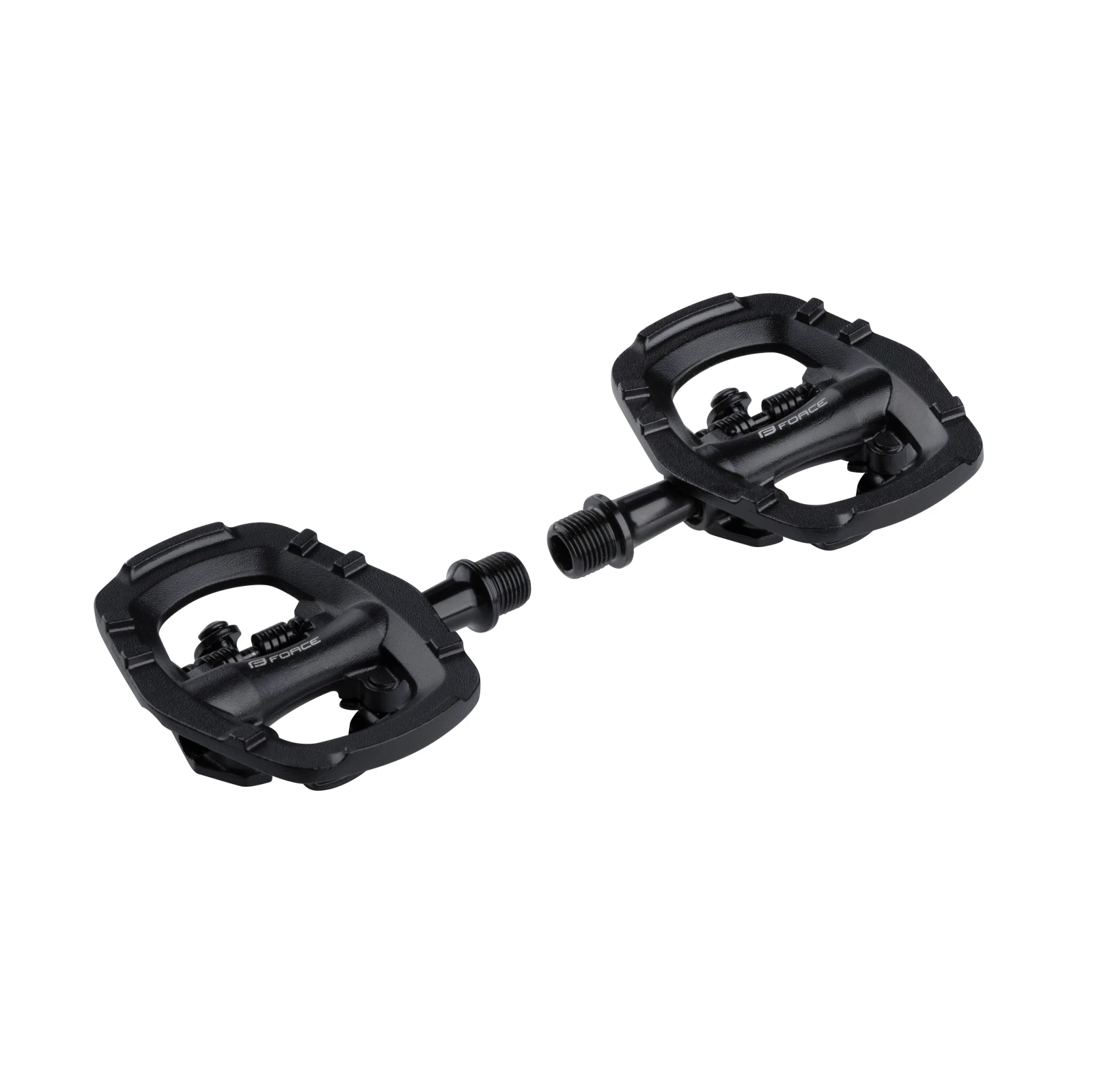 1. Pedale Force Select MTB SPD cu rulmenti, negre