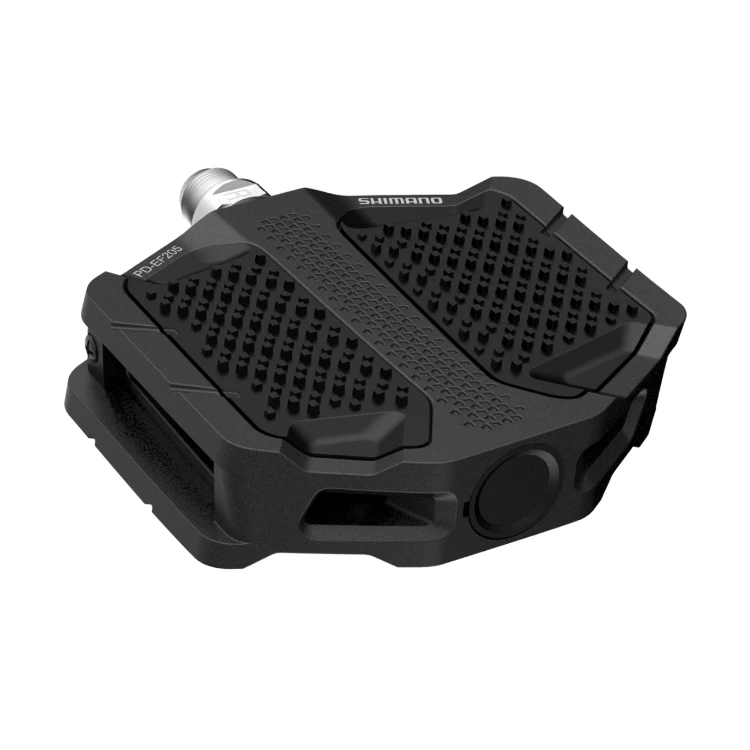 Pedale platforma Shimano PD-EF205, fara catadioptru, Negru Negru - 141089