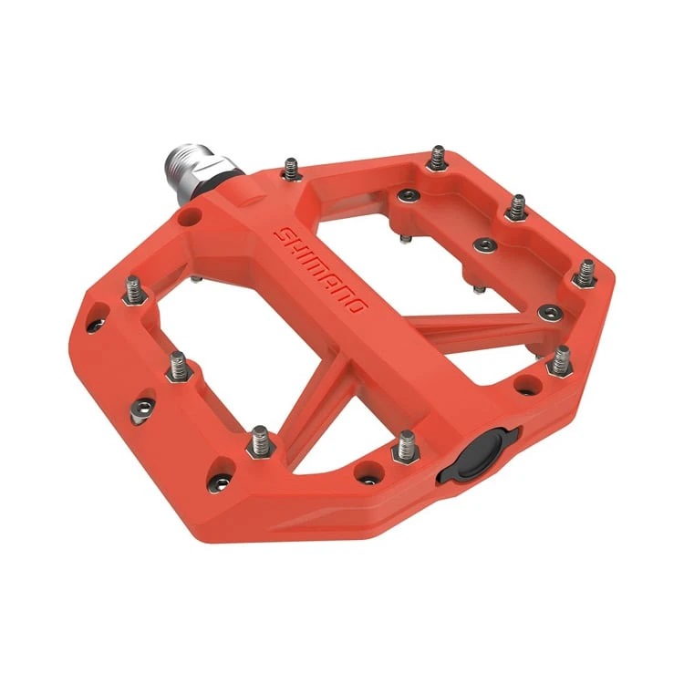 Pedale platforma Shimano PD-GR400, fara catadioptru, Rosu Rosu - 141095