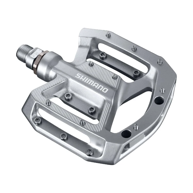 1. Pedale platforma Shimano PD-GR500, fara catadioptru, Argintiu Argintiu