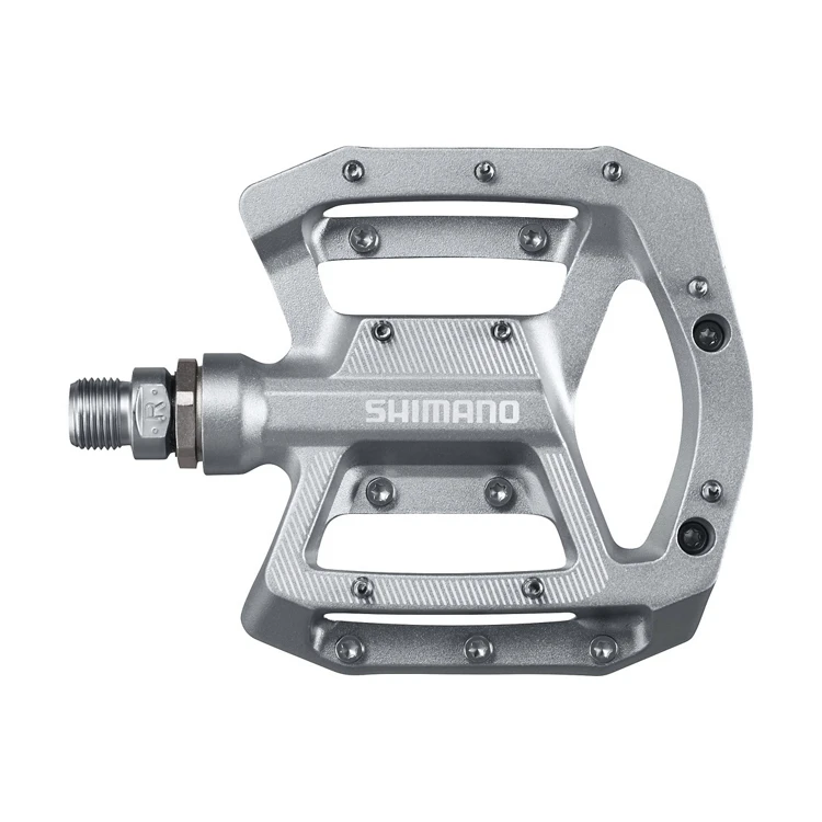 2. Pedale platforma Shimano PD-GR500, fara catadioptru, Argintiu Argintiu