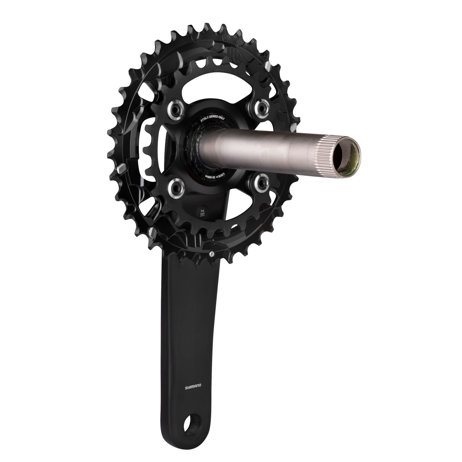 2. Angrenaj pedalier Shimano Deore XT FC-M8100-2, 12 vit, brate 175mm, 36 26T