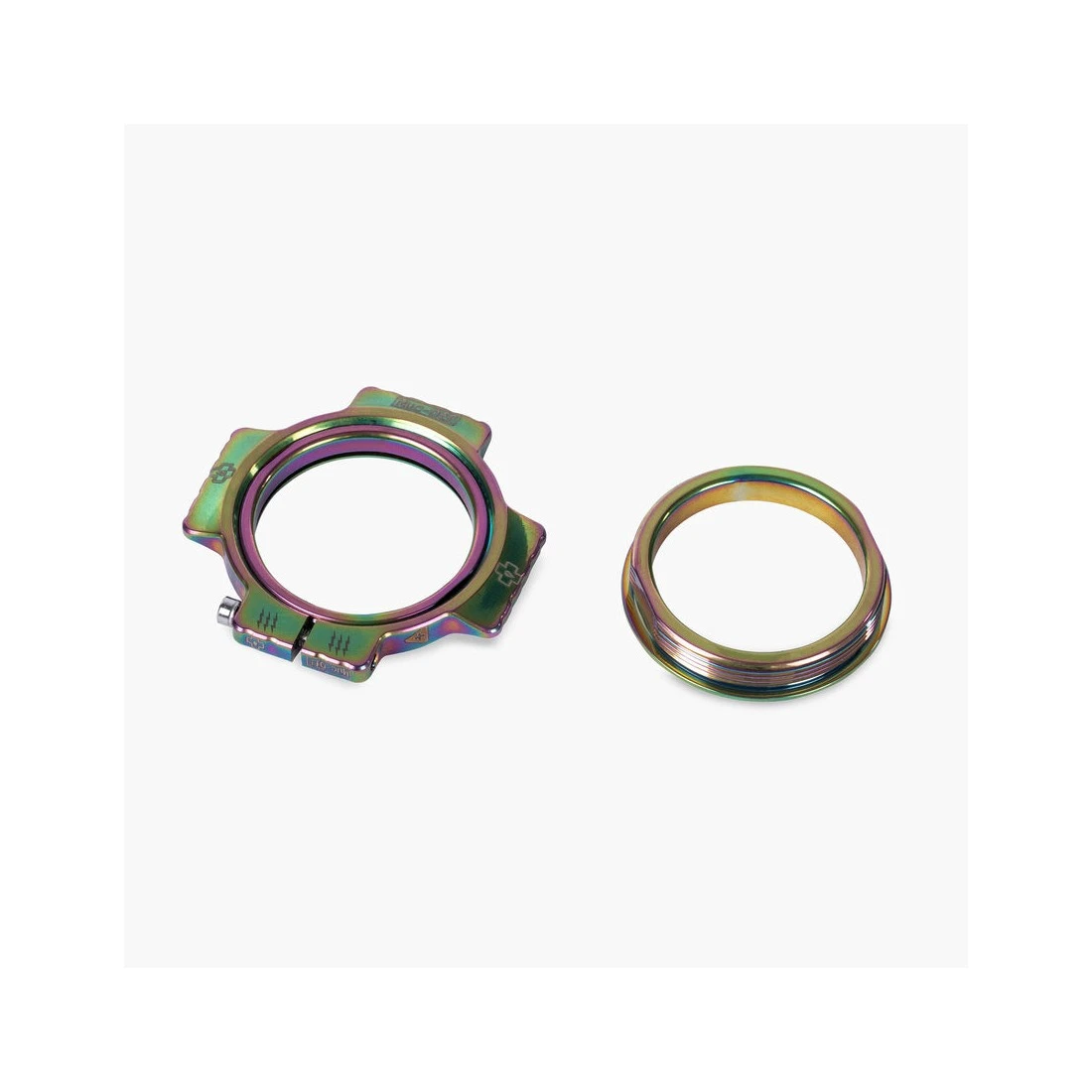 Piulita pretensionare rulmenti pedalier Muc-Off Crank Preload Ring Iridescent Iridiscent - 107731