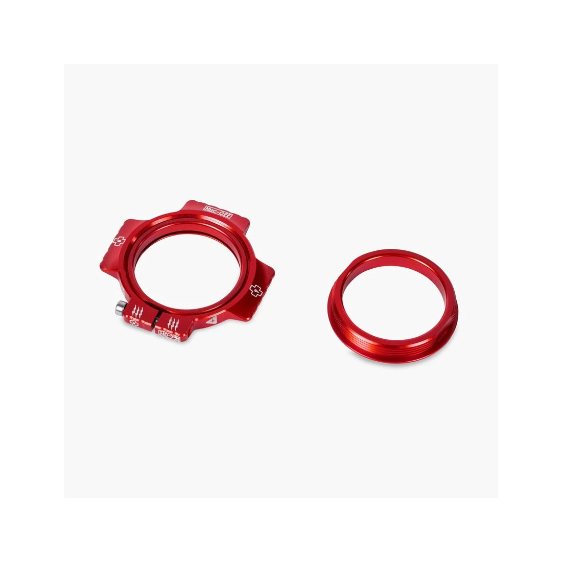 Piulita pretensionare rulmenti pedalier Muc-Off Crank Preload Ring Rosu Rosu - 108775