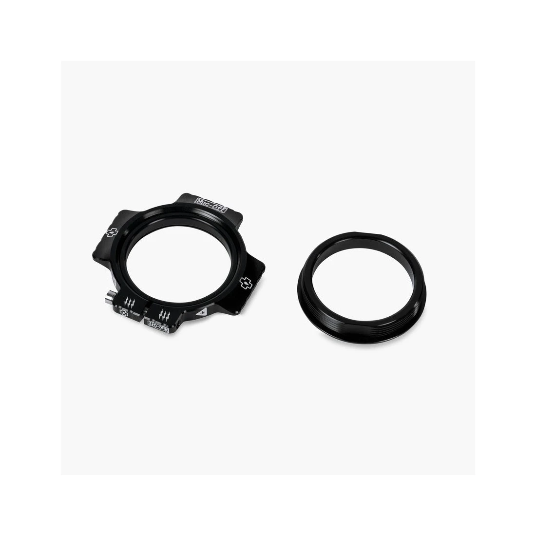 1. Piulita pretensionare rulmenti pedalieri Muc-Off Crank Preload Ring Negru Negru