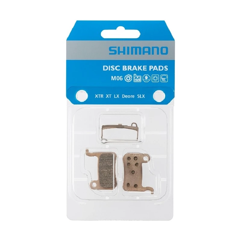 2. Placute frana Shimano M06-MX, metalice