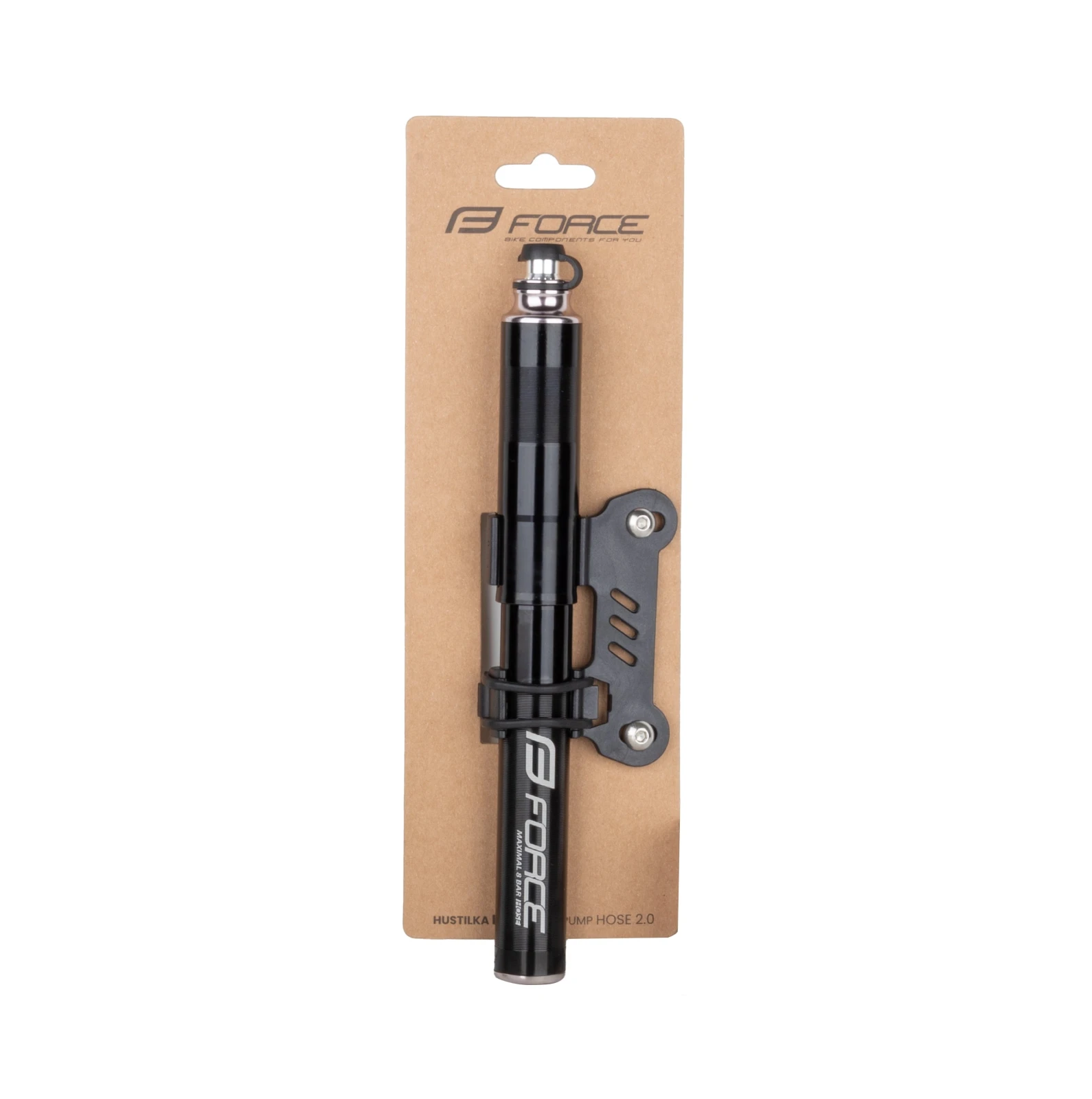 3. Pompa Force HOSE 2.0, alloy, negru