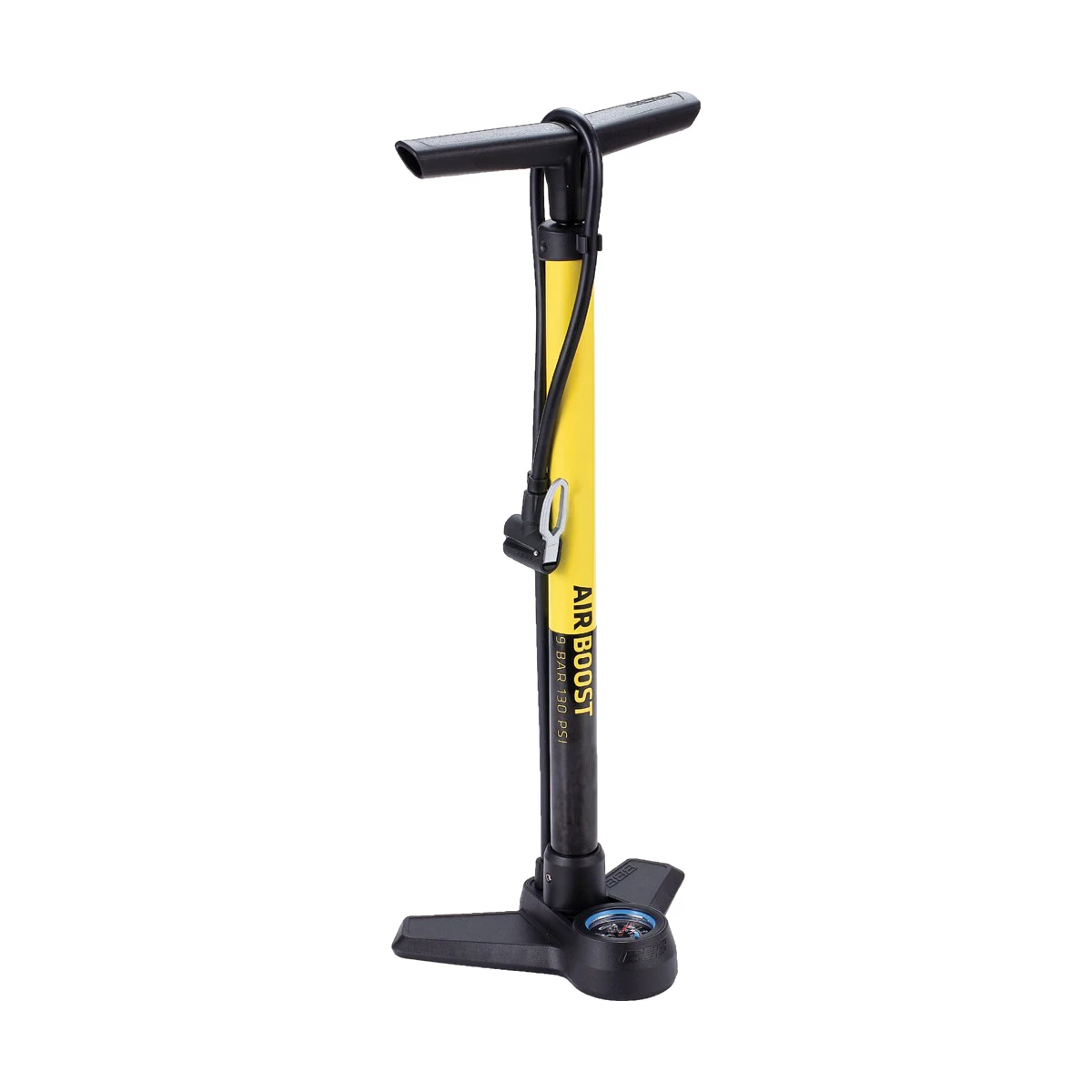 1. Pompa podea cu manometru BBB BFP-21 AirBoost Galben Negru Galben/Negru