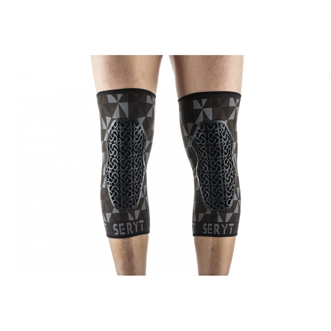 Protectii genunchi Seryt Arlecchino Grey Black M M, Negru/Antracit/Gri - 111996