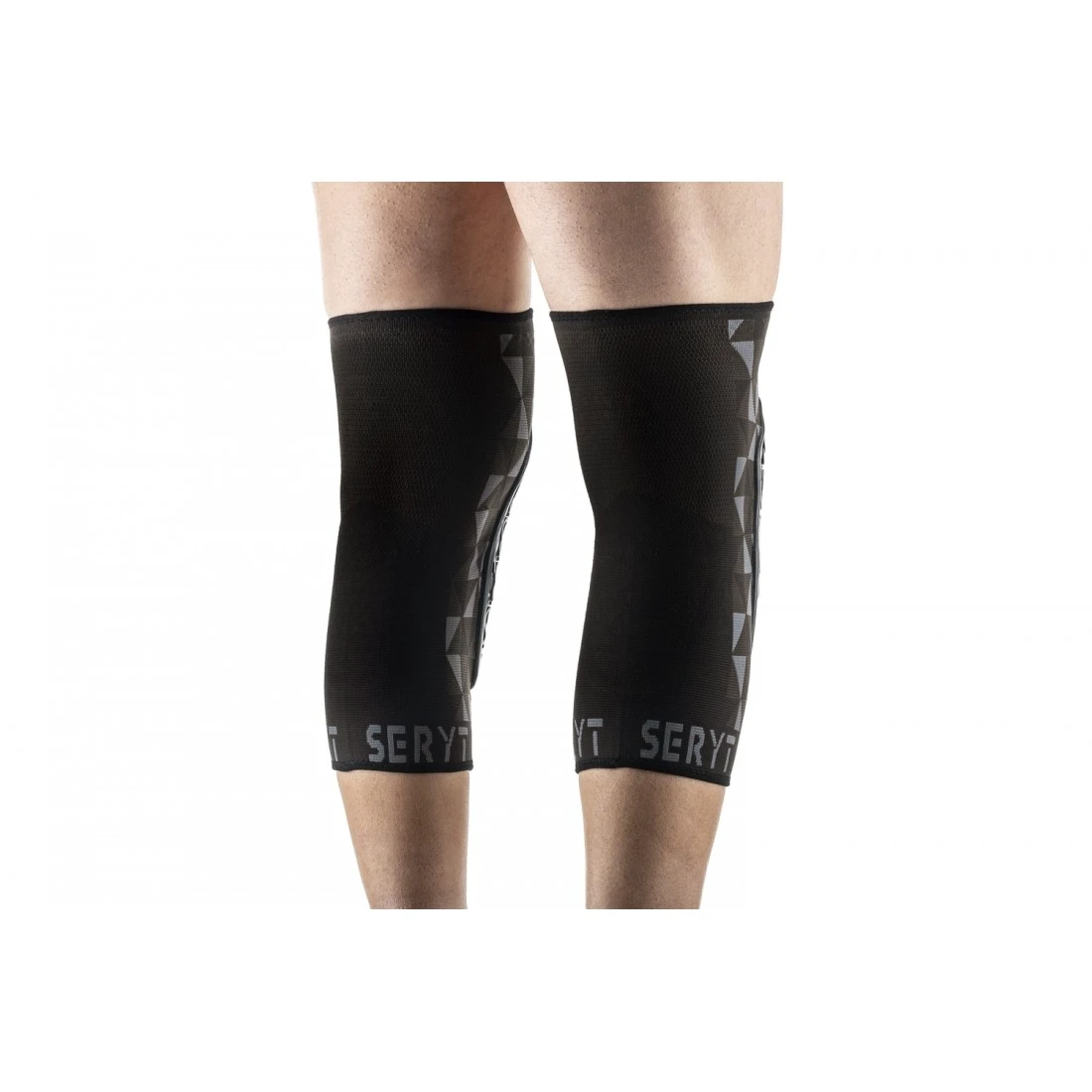 5. Protectii genunchi Seryt Arlecchino Grey Black M M, Negru/Antracit/Gri