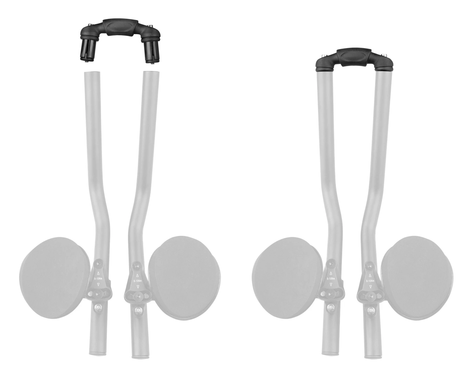 2. Punte pentru aerobar Force Crono Negru