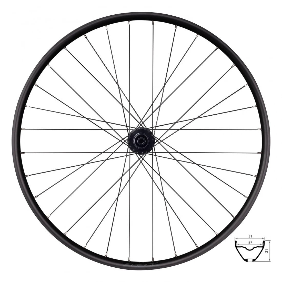 1. Roata spate Force XC 622x27 F804396-CL 12 148 32H