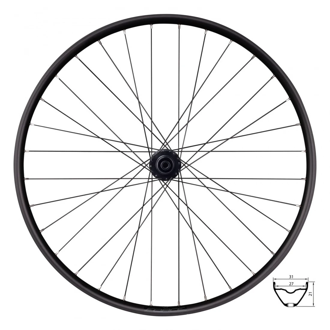 1. Roata spate Force XC 622x27 F804398MS-CL 12 148 32H