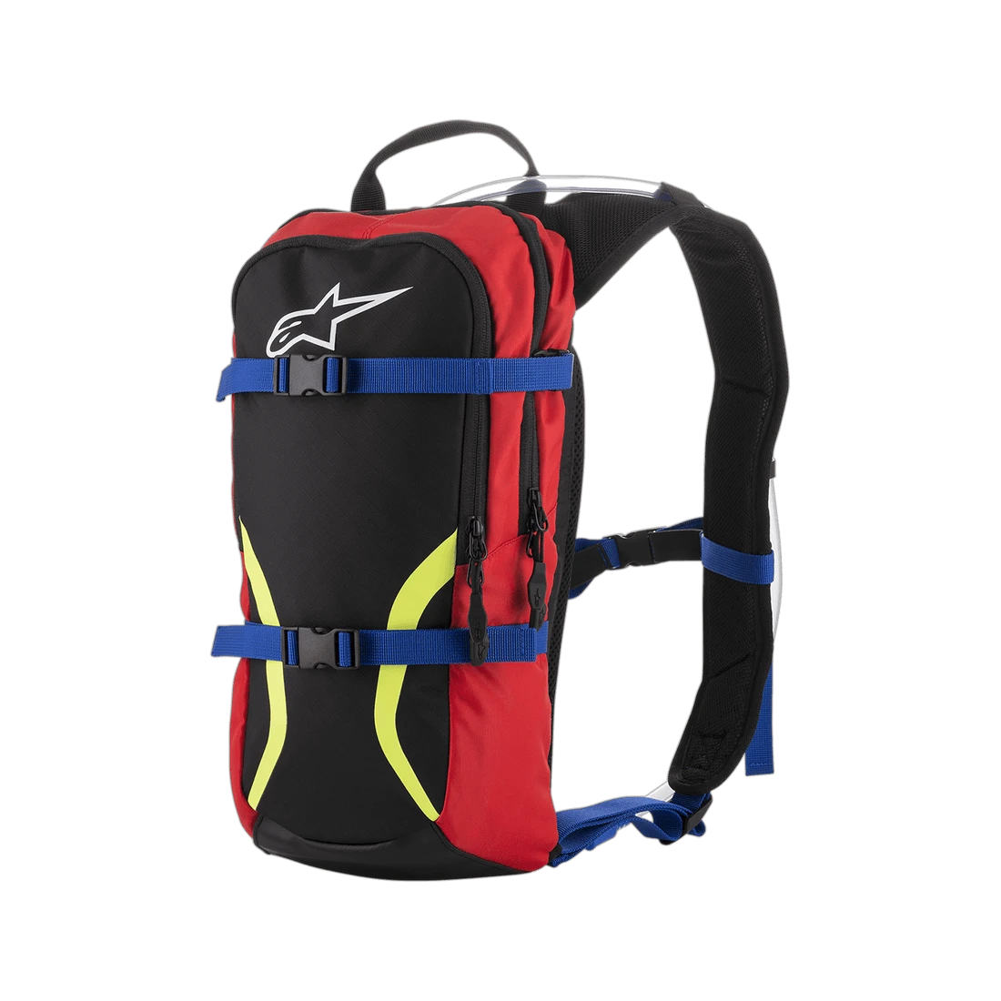 Rucsac Alpinestars Iguana Hydration Backpack Black Blue Red Yellow Negru/Rosu/Galben fluo - 111452