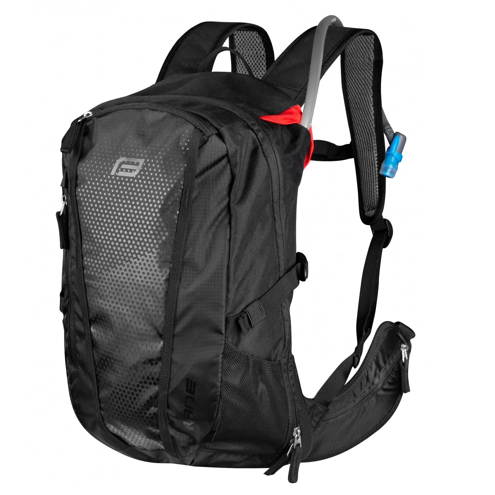 1. Rucsac Force Grade Plus 22L + rezervor 2L, negru Negru