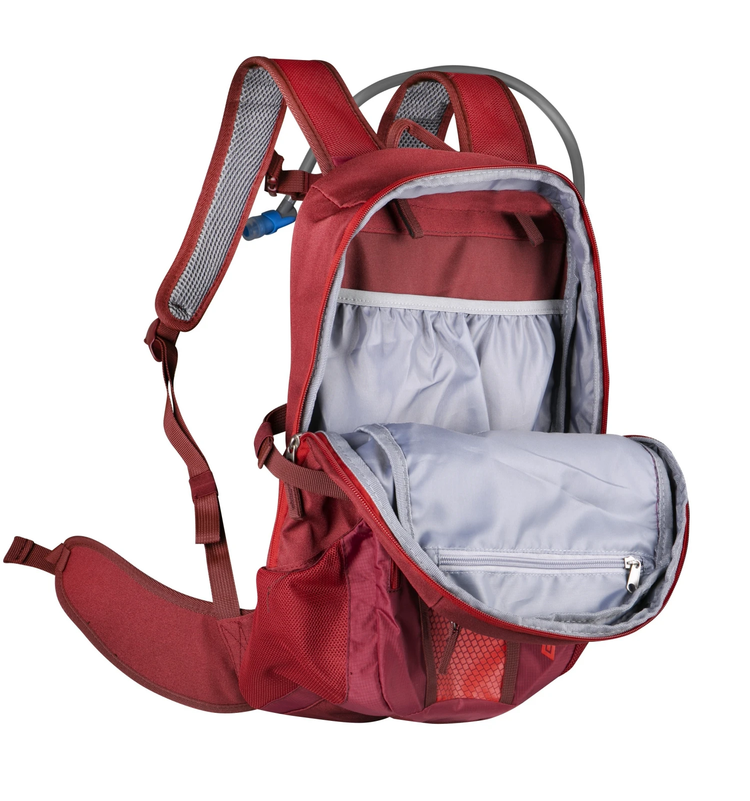 2. Rucsac Force Grade Plus 22L + rezervor 2L, rosu Visiniu