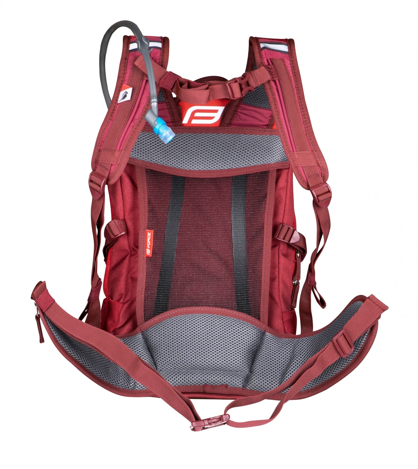 3. Rucsac Force Grade Plus 22L + rezervor 2L, rosu Visiniu