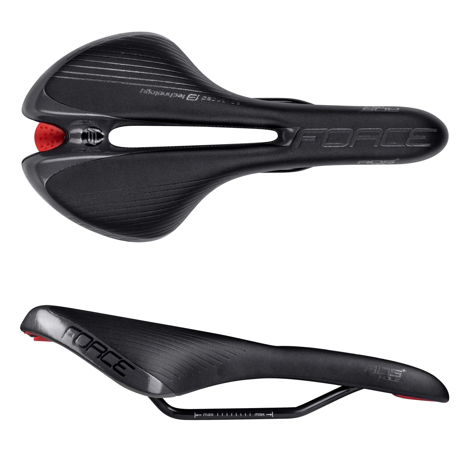 4. Sa bicicleta Force Ros Hole+ Sport, Negru Gri