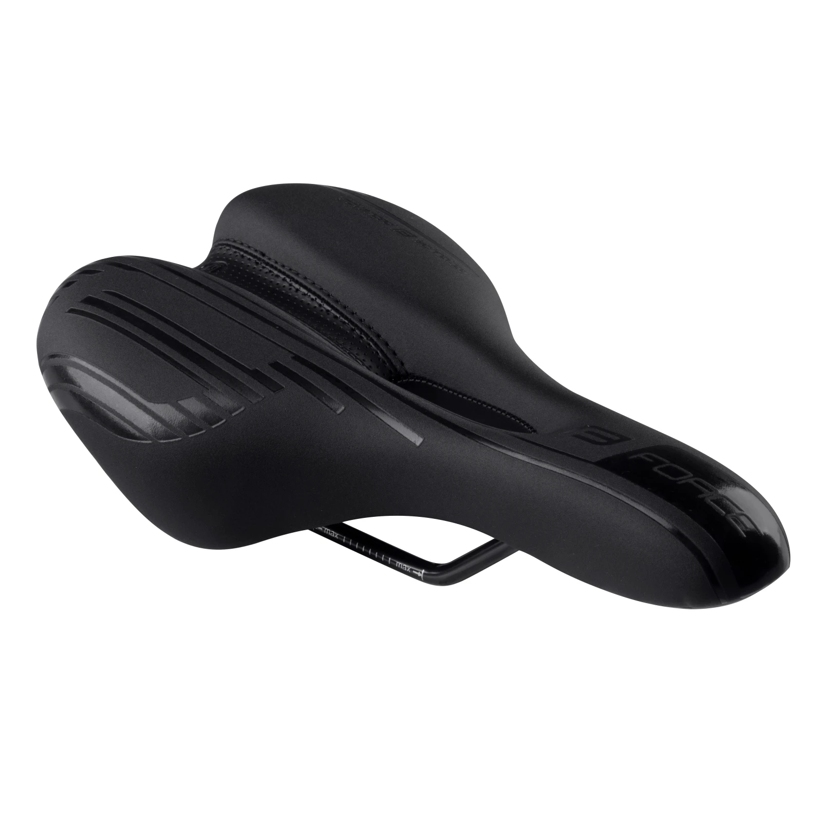 1. Sa bicicleta Force ZAK tourist Man negru mat