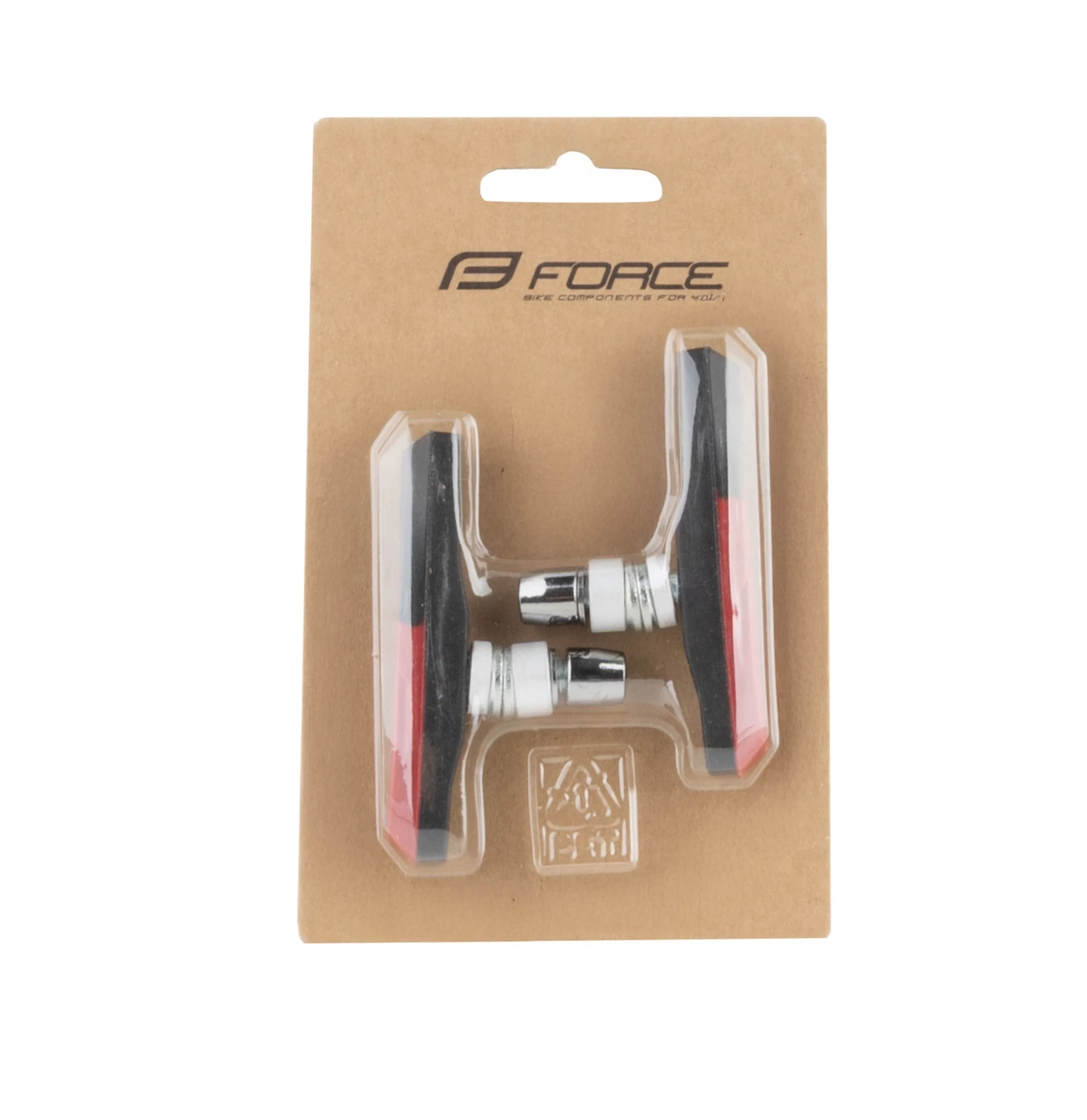 2. Saboti frana V-Brake Force 70mm negru rosu impachetat