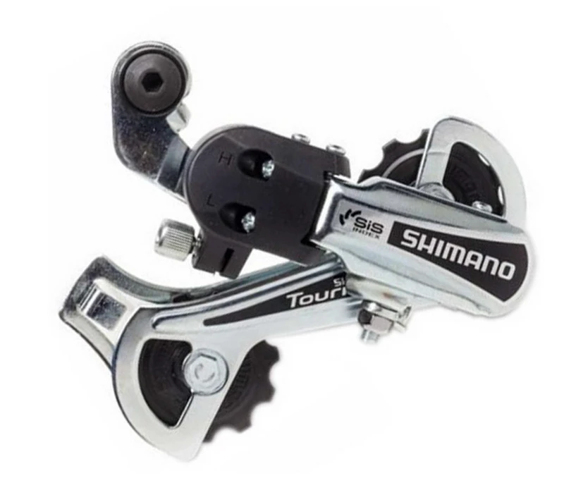 Schimbator spate Shimano Tourney RD-TY21-B-GS, 6 viteze, prindere directa, Argintiu, neambalat Patina medie (GS), prindere directa, Argintiu - 107873