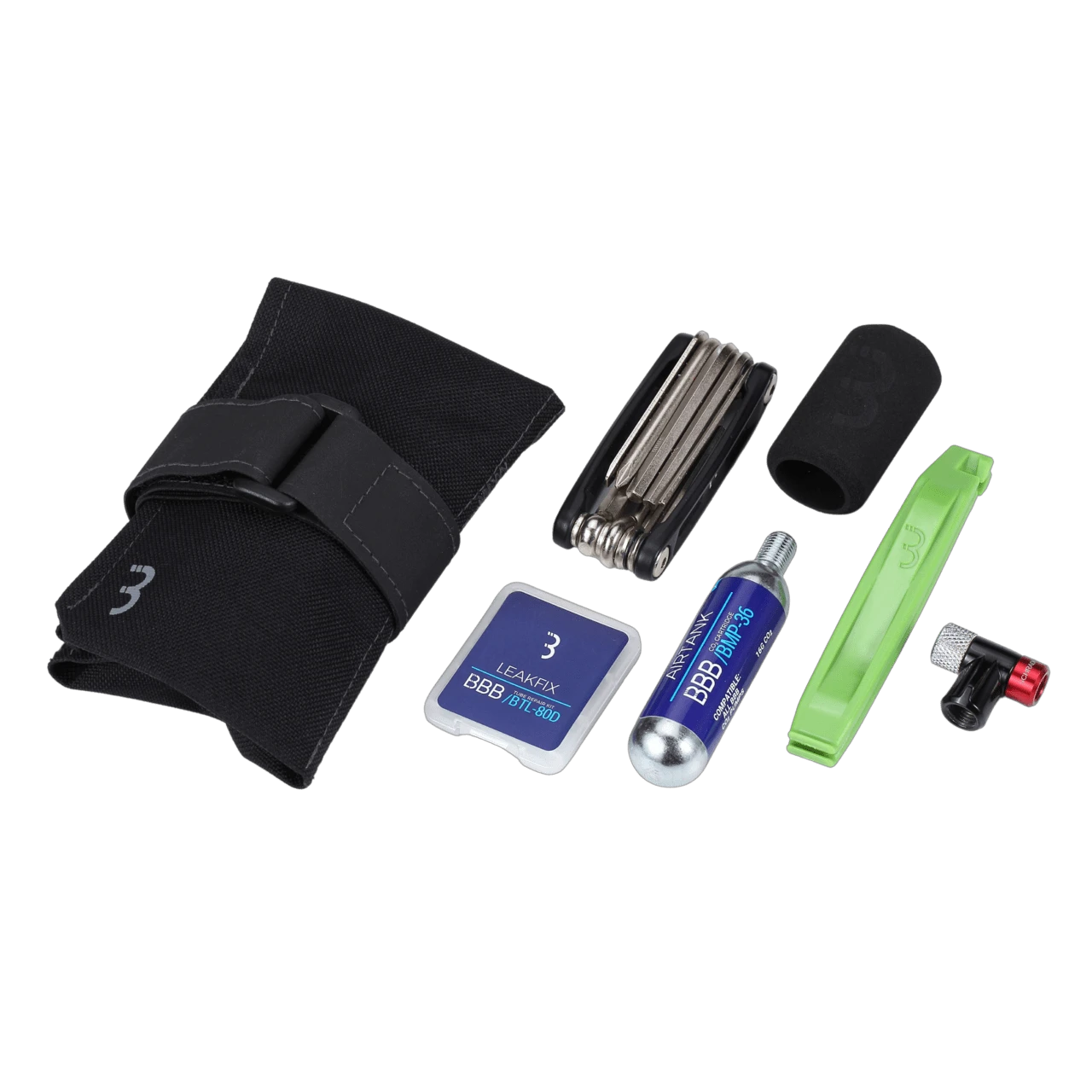 1. Set borseta scule BBB BSB-59 CombiSet RollPack CO2 neagra