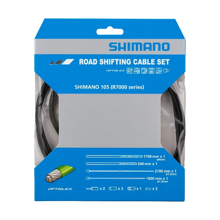 1. Set cabluri si camasi schimbator Shimano OT-RS900 OptiSlick, Negru Negru