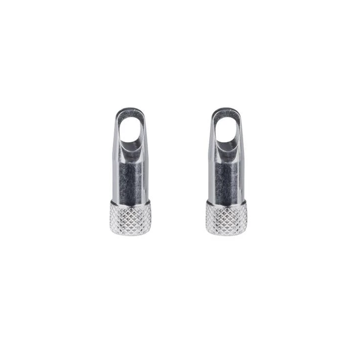 Set capacele ventil Presta cu cheita Force Aluminiu, argintiu Argintiu - 153599