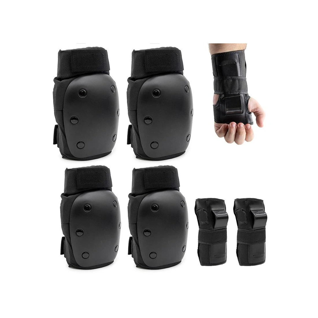 1. Set protectii genunchi coate si incheieturi L L