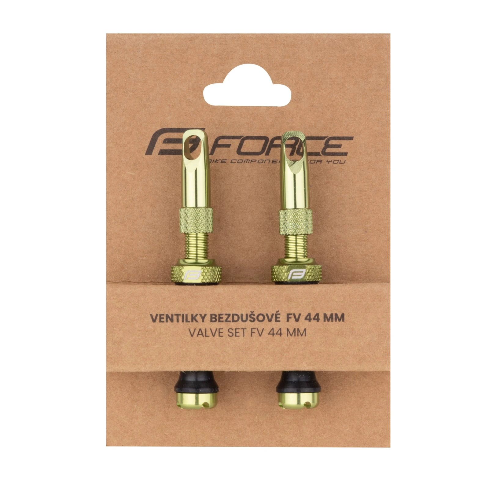 2. Set Valve Tubeless Force 2xFv 44mm Verzi 44mm, Verde