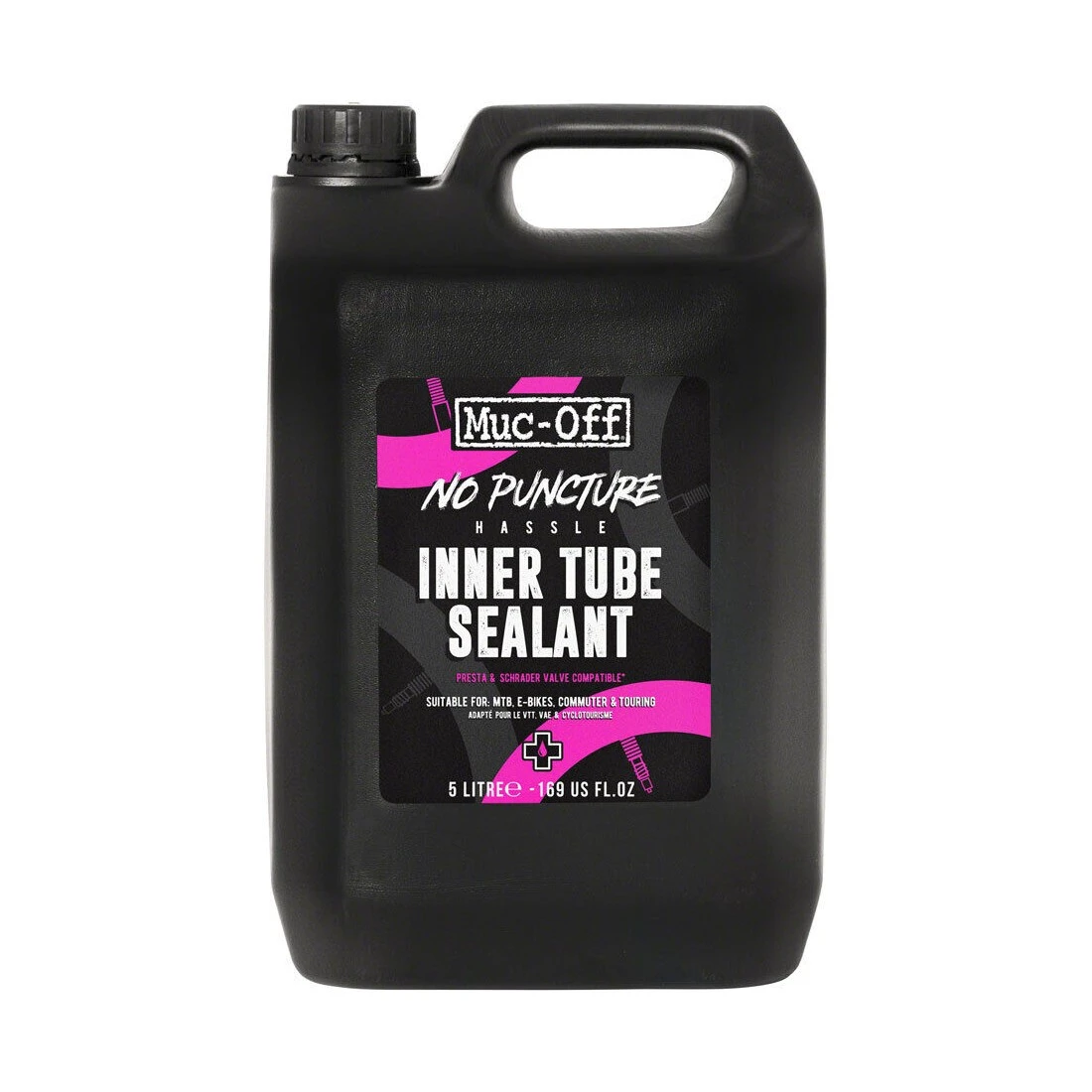 1. Solutie antipana Muc-Off No Puncture Hassle Inner Tube Sealant 5L